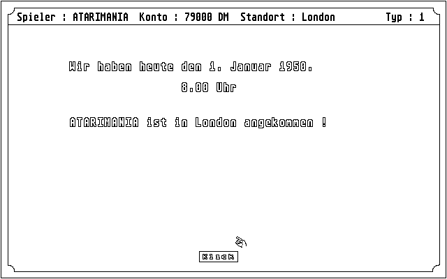 Trucker atari screenshot